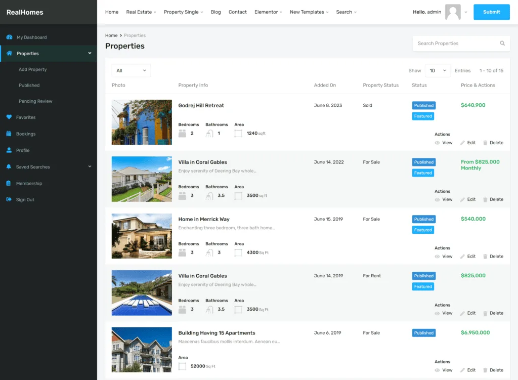 Properties | AR Webcrafts