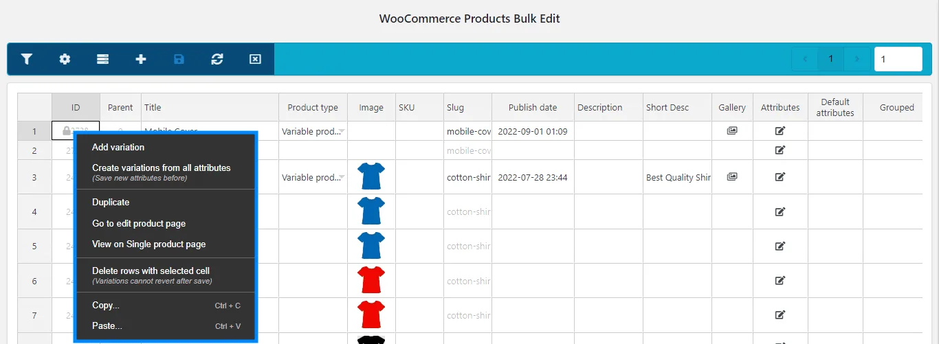 Woocommerce Bulk Edit1 | AR Webcrafts