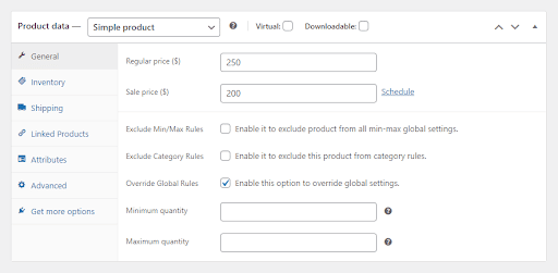 Woocommerce Min Max Quantities 4 | AR Webcrafts